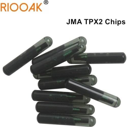 5/10pcs Original TPX2 JMA Transponder Chip Original Glass TPX2 Crypto Unlocked Car Key Chips