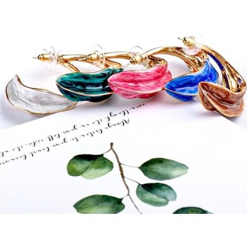 New Design Large Gold Metal Irregular Geometric Earrings High-Quality Vintage Trend Jewelry Accessories For Women Wholesale