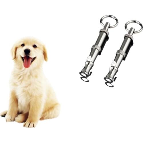 Pet Dog Training Obedience Whistle Supersonic Sound Repeller Pitch Stop Barking Quiet Whistles Dog Trainings Supply Dog Whistle