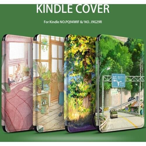 Amazon Kindle Paperwhite Case Smart Cover for Kindle 10th Hard Case for All New Kindle 658 Print Cover for Kindle Paperwhite 4