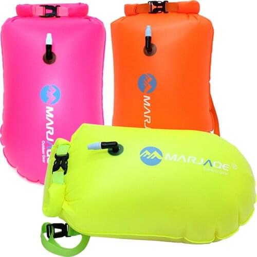Outdoor PVC Thickened Swim Float Premium Waterproof Inflatable Dry Bag Swimming Buoy For Open Water Swimmers Charmingly