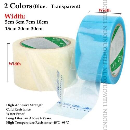 1Roll Blue 5~30cmX10M Greenhouse Film Repair Adhesive Tape Water Proof Agriculture Garden Film Repair Patch Tape Shed Tape