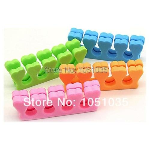 Random colour EVA toe separator nail care tool manicure free shipping