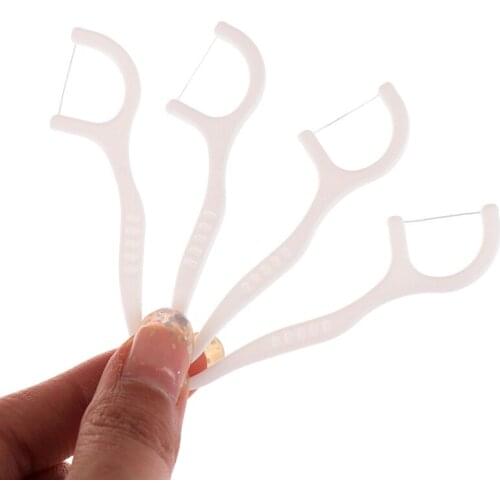 30Pcs/Bag Dental Water Floss Oral Teeth Pick Tooth Picks ABS Floss Dental Flosser Oral Hygiene Dental Sticks