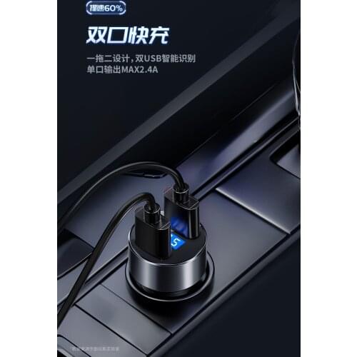 3.1 A dual USB car charger for Alfa Romeo 147 156 159 166 Mito Porsche Cayenne Macan 911 Fiat 500 Punto Bravo Stilo Doblo