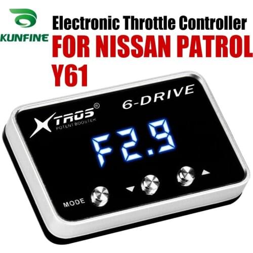 Car Electronic Throttle Controller Racing Accelerator Potent Booster For NISSAN PATROL Y61 Tuning Parts Accessory