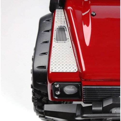For 1/10 RC Crawler Traxxas TRX-4 TRX4 Defender TRX4 Anti-Skid Plate Intake Grille Upgrade Parts Accessories Metal