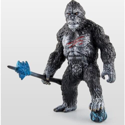 Gorilla Action Toys Figures Orangutan Cartoon Figurines Collection Model King Kong Big Chimpanzee Animal Dolls Boy Children Gift