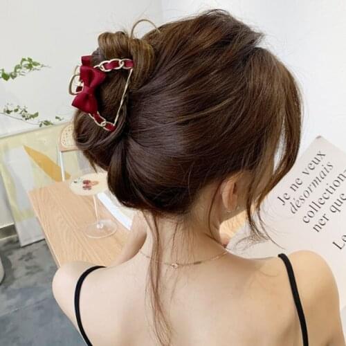 Korean Temperament Simple Hair Catch Autumn And Winter Wild Super Fairy Shark Clip Headdress