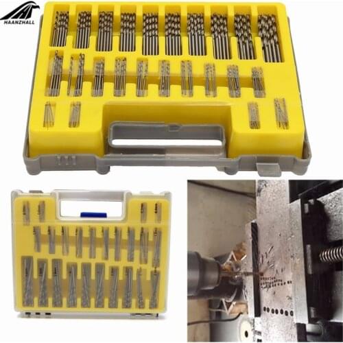 150pcs Hss Micro Bit Twist Drill Set Kit Mini Small Precision Hss Power Drill 0.4mm-3.2mm Pcb Drill Bit Craft Hole Maker + Case