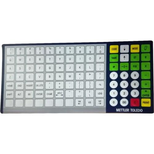 New Original Scale Keyboard Film (ENGLISH VERSION) For METTLER Toledo BCOM Overlays for bcom-T2A Scale