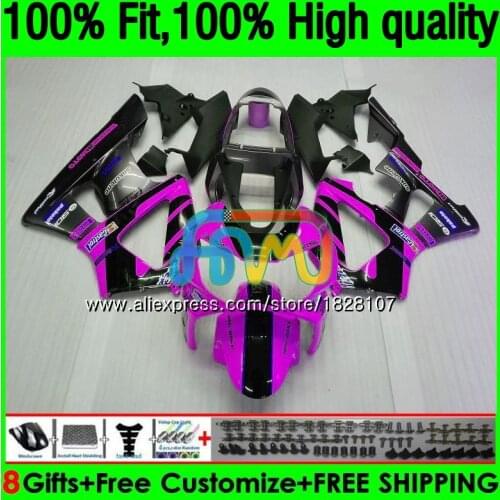 OEM For HONDA CBR900RR CBR 929RR 929 900 RR CC 900RR 00 01 107BS.129 CBR900 RR CBR929 RR CBR929RR 2000 2001 Fairing Pink black