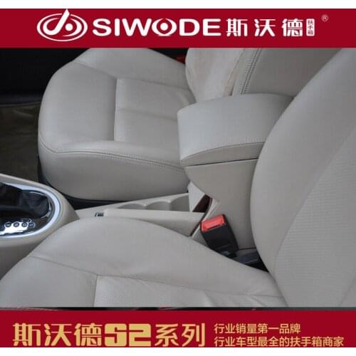 Free Punch Armrests for Chery QQ6 Dedicated Armrest Box Wooden Leather Console Hand Box