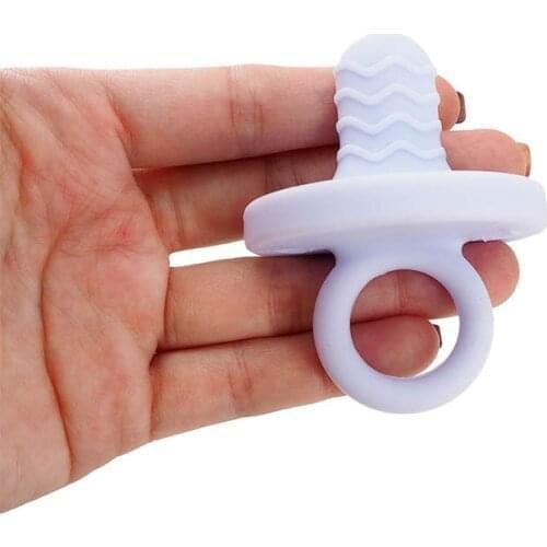 Chenkai 10PCS Silicone Nipples Baby Teether DIY Newborn Infant Baby Chewable Pacifier Dummy Nursing Teething BPA Free Grasp Toy