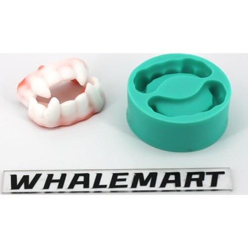 Whalemart 3D Tooth Silicone Mold For Making Chocolates Hard Candy DIY Kitchen Tools Supplies Halloween Gift Vampire Teeth