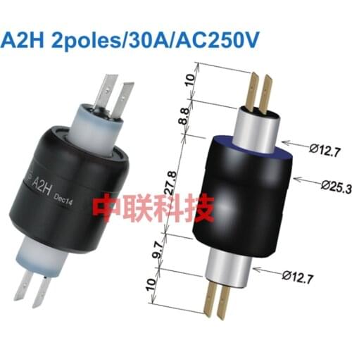 Taiwan Mercury Conductive Slip Ring A2H A3H 2-way/3-way 30A Mercury Connector M430C
