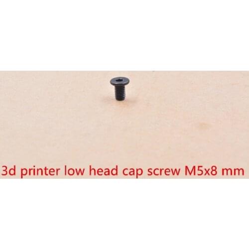 3d printer screw low head cap M5 6mm 8mm 10mm 15mm 20mm 25mm 30mm 35mm 40mm carbon steel