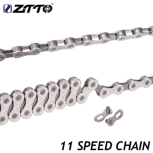 ZTTO 11 Speed Bicycle Chain Silver Chains Tool-less Nickel Connecting Link for Mountain Bike Road Bicycle MTB Parts chain cutter