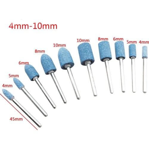 1PC Abrasive Mounted Stone Points Electric Grinding Accessories Polishing Head Wheel Tool For Dremel Rotary Power Tools
