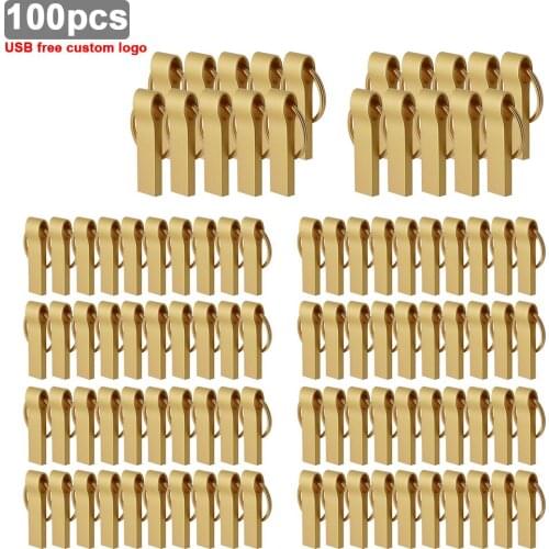 100pcs/lot usb flash drive 32gb pen drive 64gb 16gb 8gb 4gb flash disk cle usb Storage device Customize memory stick For wedding