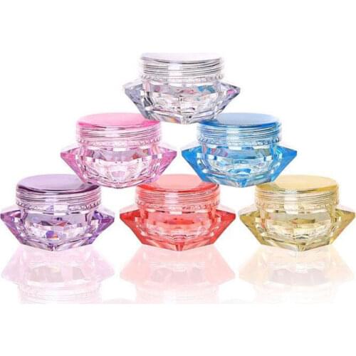 20Pcs Empty Sample Vial Jar Pot Container Fit Cosmetic Face Cream Lips Balms Pigment Nail