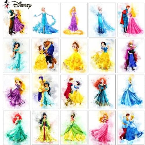Disney Diamond Painting Cross Stitch "Cartoon princess" 5D DIY Diamond Embroidery Full Square/round Rhinestone Of Picture