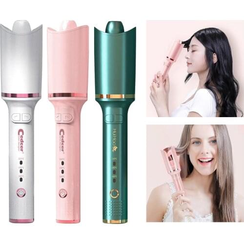 Automatic Hair Curler Auto Rotating Curling Iron for Salon Home EU Plug Hair Curler Automatic Curling Iron Quick Curls