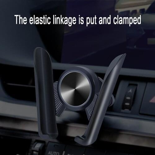 Car Phone Gravity Holder Stand Cell Air Vent Mount Support For iPhone 12 11 Pro Samusng S20 FE Car 360 Rotation Grip Auto Holder
