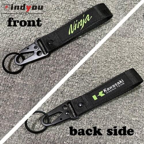 Motorcycle Kawasaki Ninja125 ninja250 ninja300 ninja400 ninja650 ninja1000 ZX10R ZX14R H2 H2R Embroidery Badge Keyring Keychain