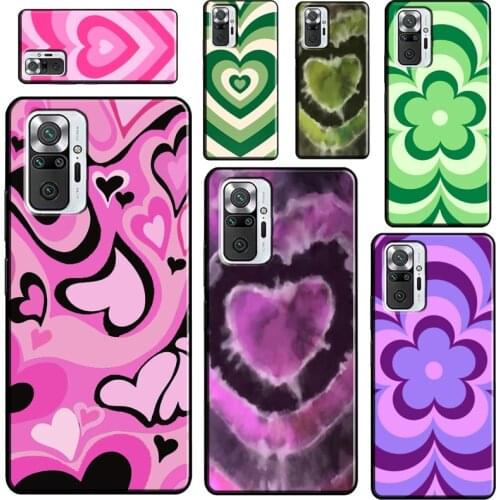 BROWN TRANCE Heart Coffee Latte Groovy For Xiaomi Redmi Note 10 9 Pro 8T 9S Note 7 8 Pro Case For Redmi 9 7A 8A 9A 9C 9T Cover