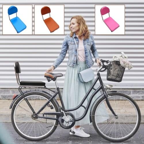 Bicycle Rear Seat Cushion Color Seat Child Backrest Cushion Thickened Rear Shelf Seat Cushion Rear Seat Plate Bike Child Seat