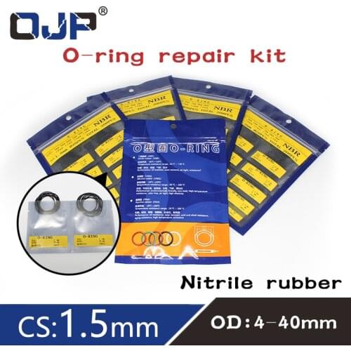 Oring gasket NBR CS1.5mm OD4/5/6/7/8/9/10/11/12/13/14/15/16/17/18/19/20/21/22/23/24/25/26/27/28/29/30/32/33/34/35/36/38/40*1.5mm