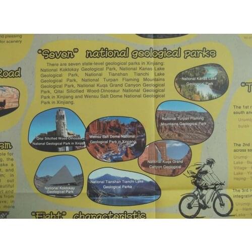 Xinjiang Tourist Route Map (English Version)