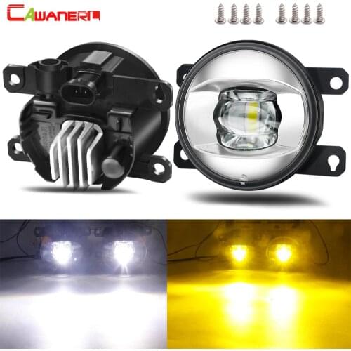 Fog Light Assembly Car Front Bumper LED Fog Lamp DRL 12V For Renault Megane Clio Duster Trafic Scenic Latitude Fluence Thalia