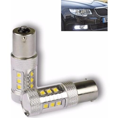 On Sale!!! 2x P21W 80W Rouge Haute Puissance Cree Chips Led 1156 382 BA15s Feu Stop Feux