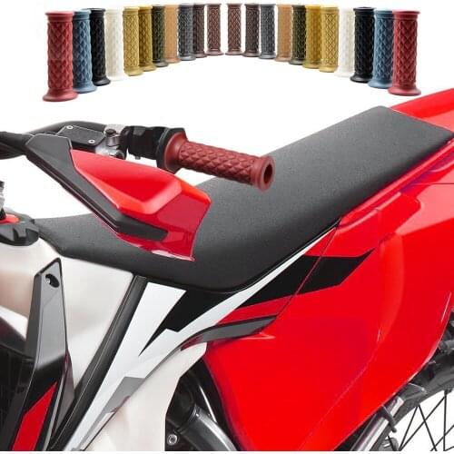 Vintage Motorcycle Protaper handle grip Dirt Pit Bike Grips 7/8" 22mm Brown Handlebar Hand Grip and Bar Ends