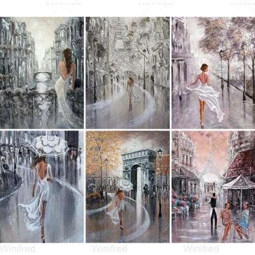 5D Dress Lady Portrait Diamond Painting Beautiful Women Mosaic Full Square Shape DIY Living Room Bedroom Kitchen Decoration