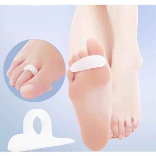 1Pair Unisex Hammer Silicone Toe Protection Bone Toe Ectropion Corrector Health Care Product File for Feet Valgus Adjuster