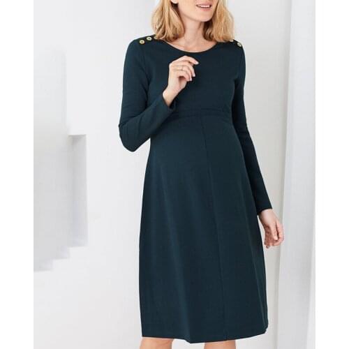 2021 Summer Pregnancy Nursing Clothing Dress Pregnant Buttons Pajamas Breastfeeding Nightgown Elegant Maternity Nursing Dress