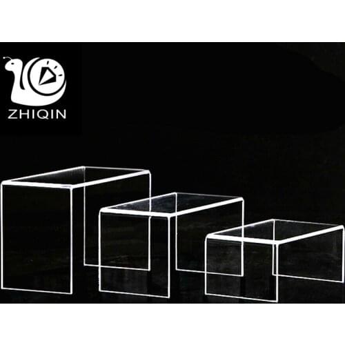 3.8mm Thickness Clear Acrylic Jewelry Display Stand Wallet Holder Toy Mobile Watch Bag Display Shoes Display For Window Display