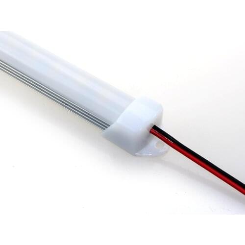 50pcs*50cm 100cm LED Hard LED Strip Bar Light DC12V 144leds/m SMD5630 red blue green color+ U Aluminium +Cover