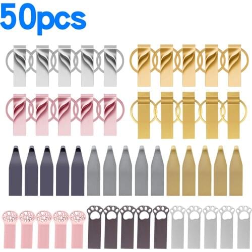 50pcs/lot Metal memoria usb flash drive 128GB pendrive 64GB 32GB waterproof pen drive 16GB 8GB 4GB usb 2.0 stick custom logo