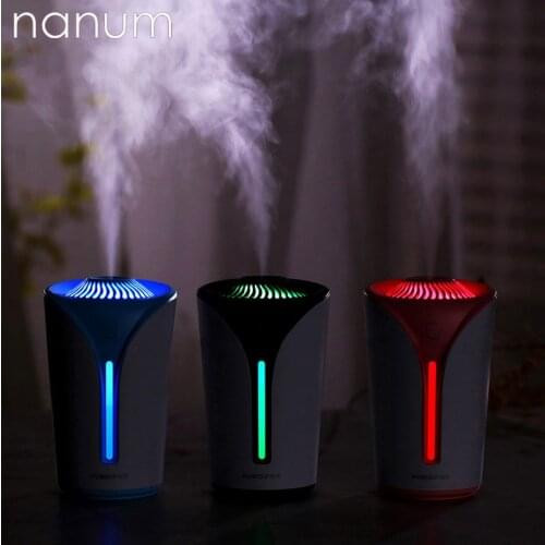 Aroma Essential Oil Diffuser Mini Ultrasonic Goblet Of Fire Humidifier Purifier LED Light USB Car Air Freshener Mist Maker