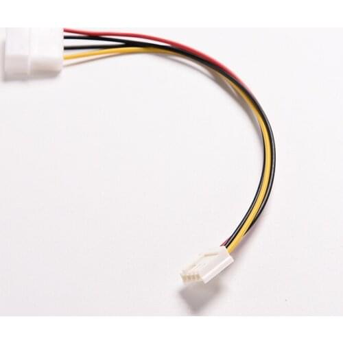 Big 4p Small 4p Power Cord Floppy Drive Connector New 4 Pin IDE Power Supply to Floppy Drives Adapter Cable Computer PC