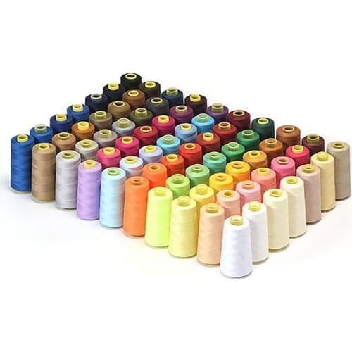 402 Sewing Machine Thread Color And White Household Hand-Stitched Polyester Needle Thread Pagoda Thread For Sewing Clothes