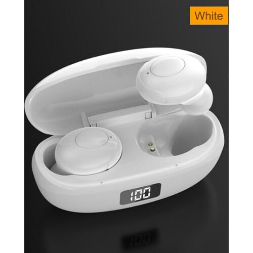 HKT-6 Ture Wireless Hifi Bluetooth 5.0 TWS Earphone Earbuds Headset Sweat Proof w/ Charging Case Waterproof