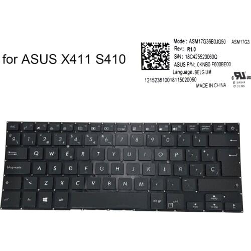 Spanish backlit keyboard for Asus vivobook S410 S406 X411U X411 UQ UV X411UA X411UN X411UF X411QA ES SP keyboards 0KNB0 F600BE00