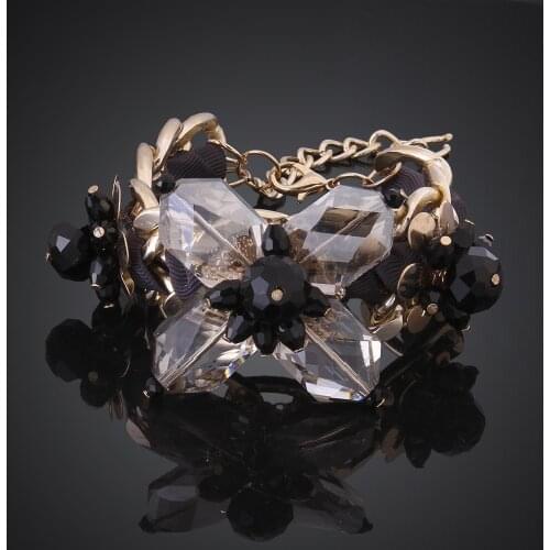 MCB030 New Style Fashion Bracelet Handmade Shiny Women Crystal Bracelet