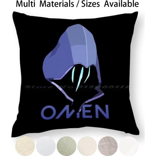 Valorant Pillow Case Throw Pillow Cover Cotton Linen Flax Sage Valorant Game Gaming Cypher Omen Phoenix Valorant Jett Viper Fps