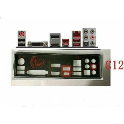 Original I/O IO Shield Backplate Bracket For MSI B350M MORTAR